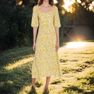 FAITHFULL THE BRAND | Elodia Floral Midi Dress